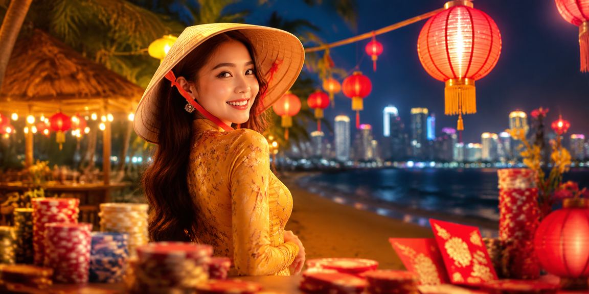Không khí sôi động của casino trực tuyến Việt Nam với giao diện hiện đại trên màn hình